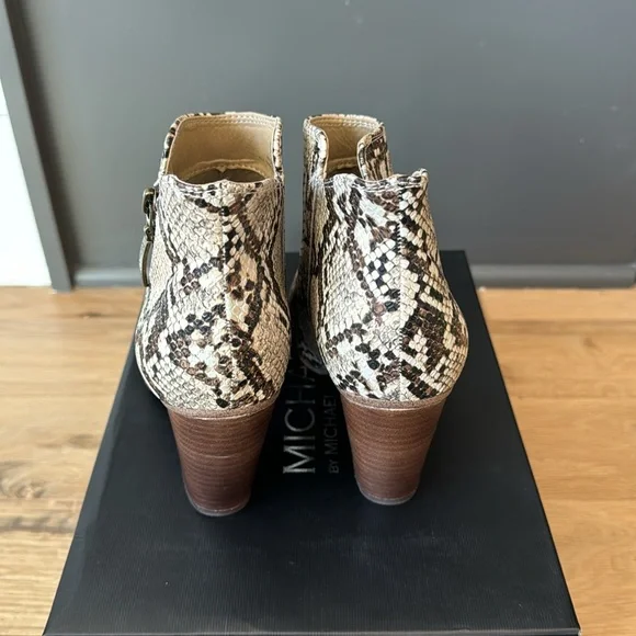 Michael Shannon • Ginnie Snake Skin Booties • 8.5 - Picture 4 of 5
